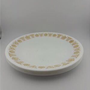 Vintage Corelle Butterfly Gold Lunch Plates 9” - set of 4